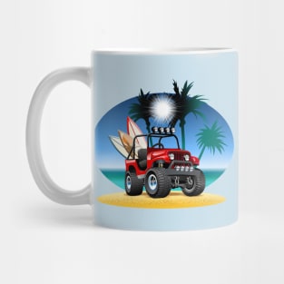 Cartoon jeep Mug